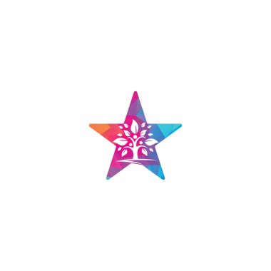 Soy ağacı şekilli logo tasarımı. Aile Ağacı Sembol Simgesi Logo Tasarımı. İnsan ağaç logosu.