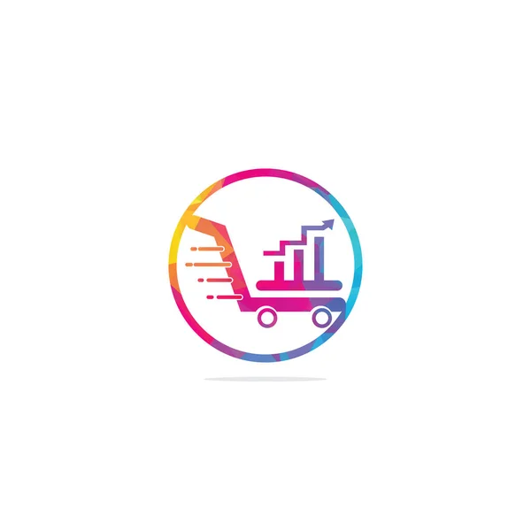 Logo Financement Des Entreprises Marché Finance Logo Design Vecteur Logo — Image vectorielle