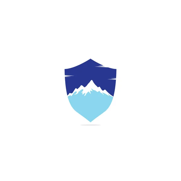 Montanha Logo Template Vector Illustrator —  Vetores de Stock