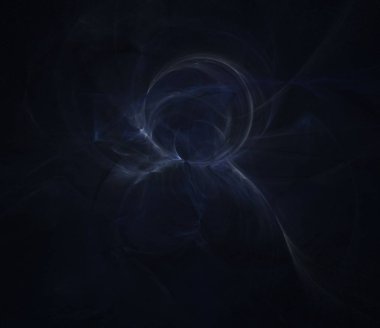 Kaotik dumanlı karanlık mavi arka plan