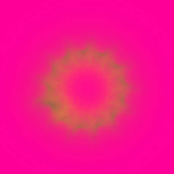 Shining blurred orange ring on shocking pink square — Stock Photo, Image