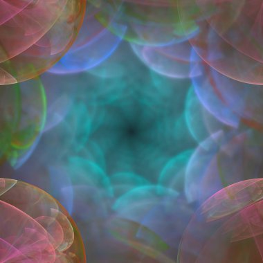 Bulanık bulutlu yanardöner arka plan