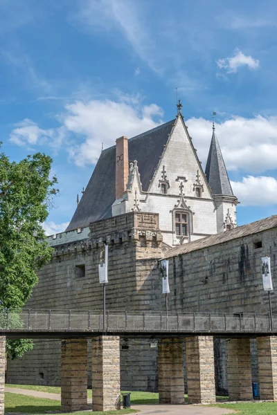 Zamek, Nantes, Francja. 17 lipca 2017 r., — Zdjęcie stockowe