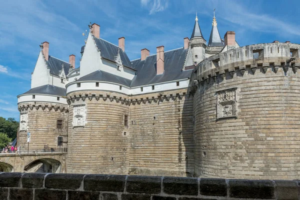 Castle, Nantes, France. July 17, 2017, — Stock Photo, Image