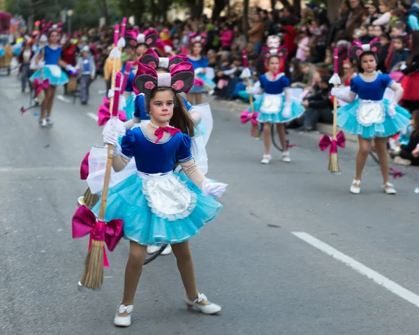 Cartagena Murcia Bölgesi Spanya Şubat 2017 Geleneksel Karnaval Karnaval Great — Stok fotoğraf