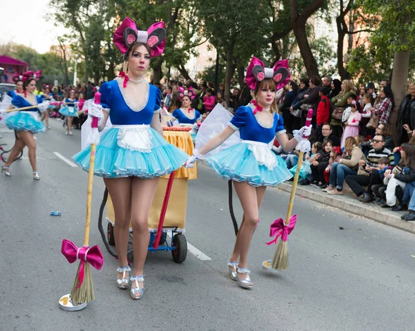 Gran Desfile Carnaval Cartagena Región Murcia España Febrero 2017 Este —  Fotos de Stock