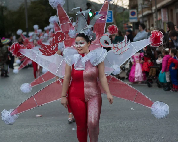 Cartagena Murcia Bölgesi Spanya Şubat 2017 Geleneksel Karnaval Karnaval Great — Stok fotoğraf