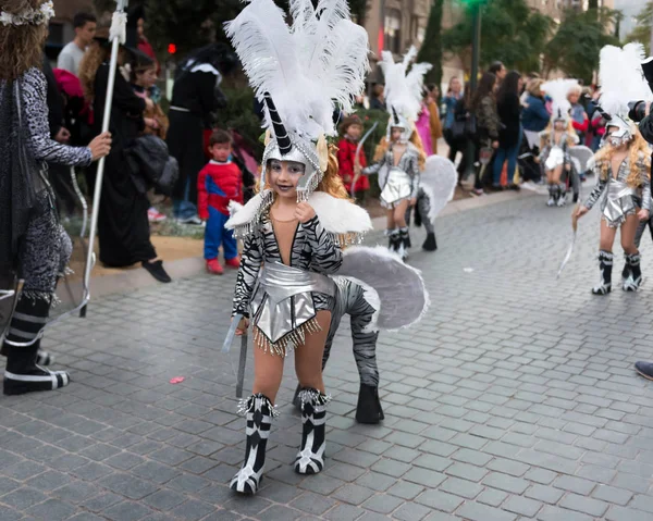 Gran Desfile Carnaval Cartagena Región Murcia España Febrero 2017 Este —  Fotos de Stock