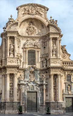 Katedrali, Murcia, İspanya. 17 Aralık 2017