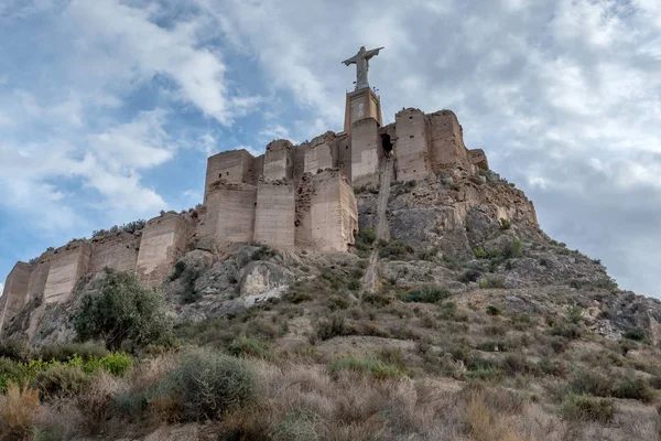 Monteagudo Staty Jesus Nära Murcia Spanien December 2017 — Stockfoto