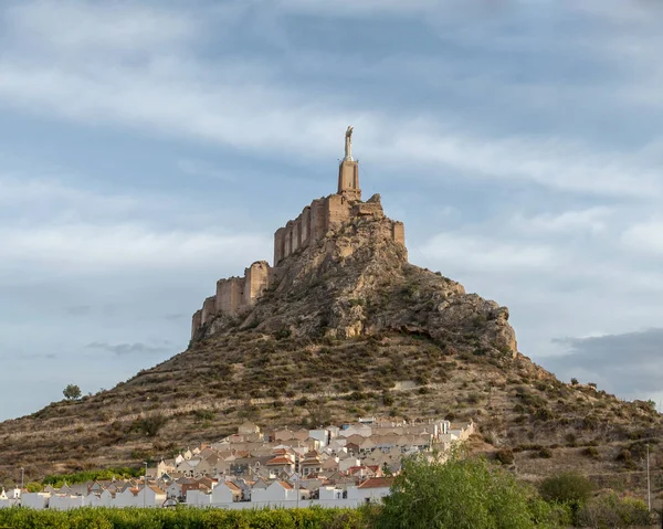 Monteagudo Staty Jesus Nära Murcia Spanien December 2017 — Stockfoto