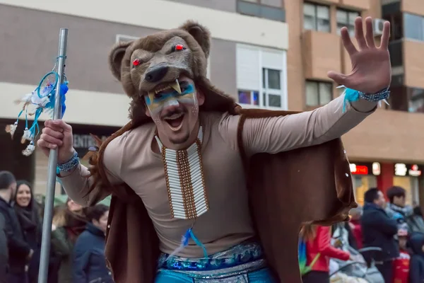 Gran Desfile Del Carnaval Cartagena Región Murcia España Febrero 2018 —  Fotos de Stock