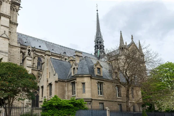 Catedral Notre Dame París Francia Abril 2018 —  Fotos de Stock