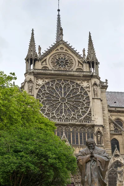 Katedrála Notre Dame Paříž Francie Dubna 2018 — Stock fotografie