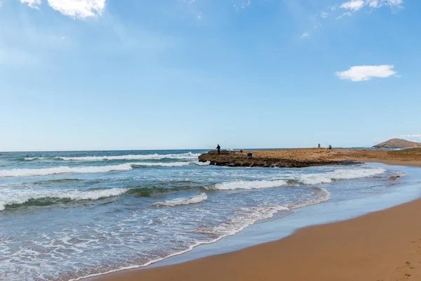 Park Natural de Calblanque 'da. Murcia. İspanya. 8 Nisan 2018