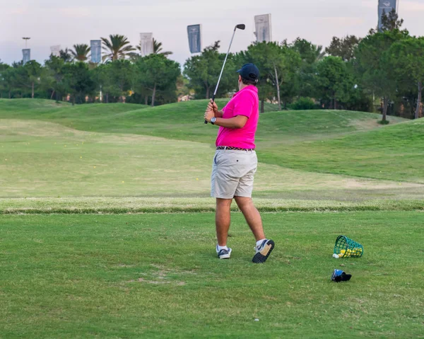 Man Play Golf Serena Golf Escuela International Golf Murcia Region — Stock Photo, Image
