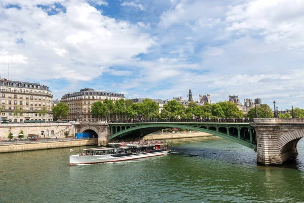 Ponte Sulla Senna Parigi Francia — Foto Stock