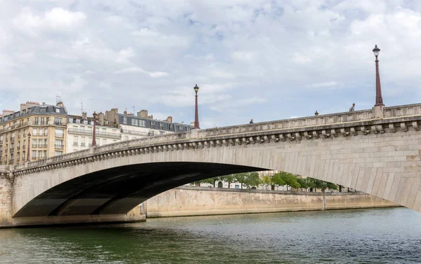 Bron Över Floden Seine Paris Frankrike — Stockfoto