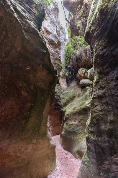 Canyon Gorge Totana Múrcia Espanha — Fotografia de Stock