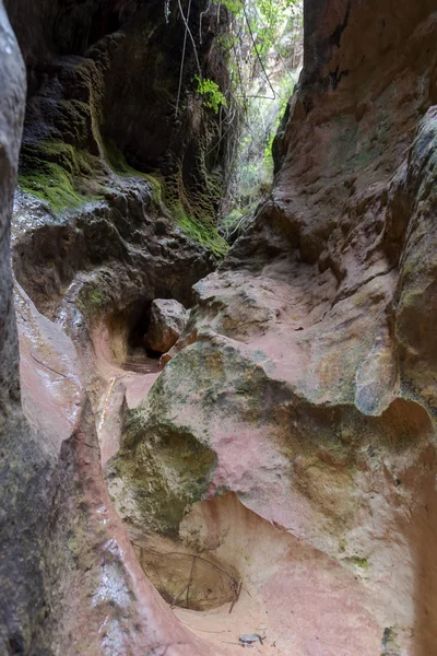 Каньйон Ущелина Тотана Мурсія Іспанія — стокове фото