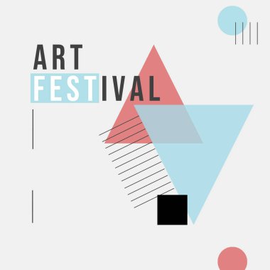 Sanat festivali en az tasarıma sahip poster