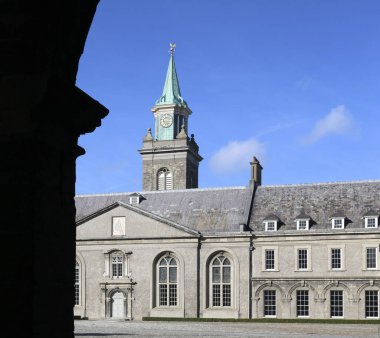 İrlanda Modern Sanatlar Müzesi Avlusu, Kraliyet Hastanesi Kilmainham. Dublin. İrlanda