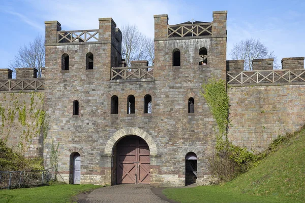 Cardiff Castle North Gate Cardiff Zuid Wales Verenigd Koninkrijk — Stockfoto