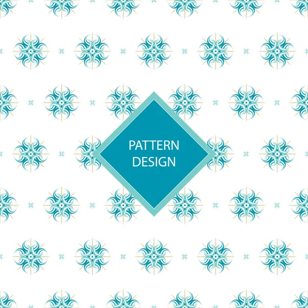 Geometric pattern design — Stock Vector