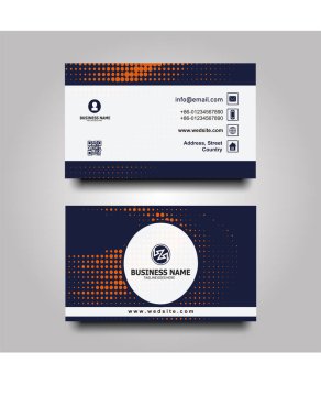 Modern iş kartı. Tasarım Şablonu