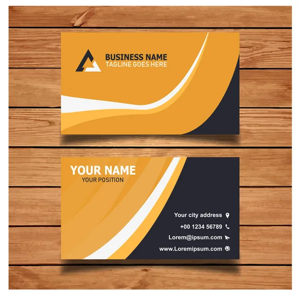 Professional Modern Creative Business Cards — Stock Vector