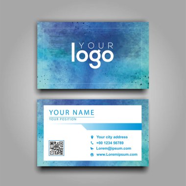 Yaratıcı modern kartvizit şablonu