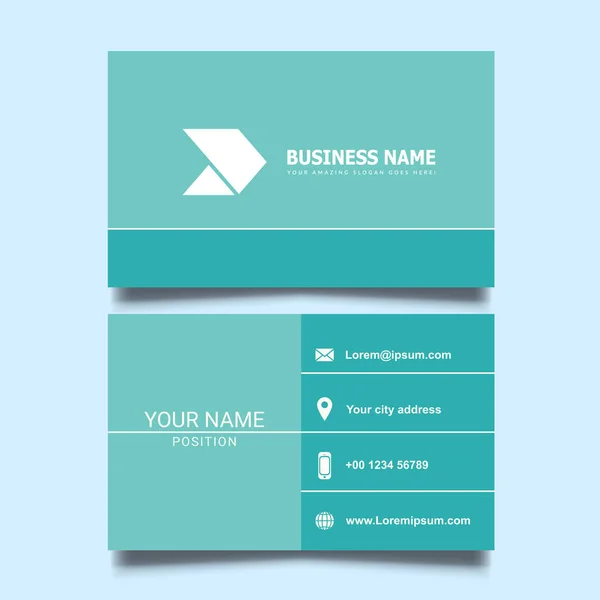 Healthcare Business Card Template — Stock Vector