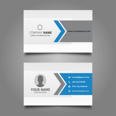 Profesyonel, Modern ve Temiz İş Kartı Şablonu