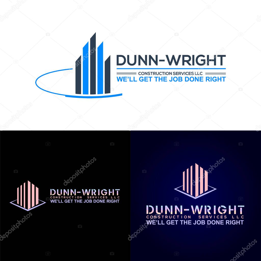 Real estate logo modern vector icon luxury