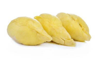 Sağlıklı taze meyve durian beyaz arka planda izole.