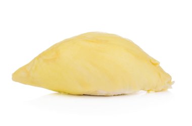 Sağlıklı taze meyve durian. Beyaz arka planda izole ettim.