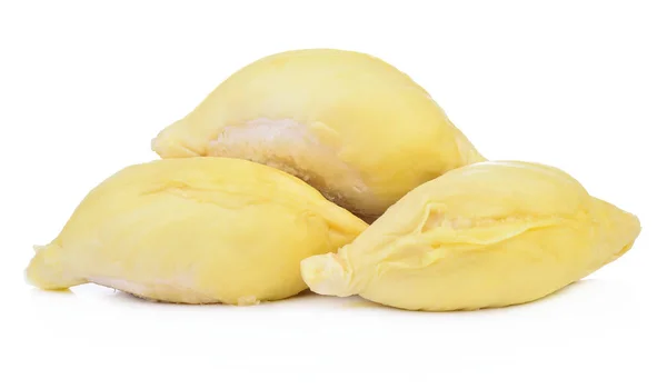 Gezond Vers Fruit Durian Geïsoleerd Witte Achtergrond — Stockfoto