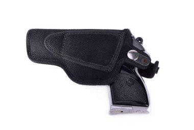 silah beyaz arkaplanda izole edildi