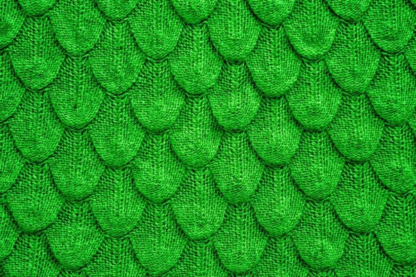 Ρεαλιστική πλεκτή υφή closeup σε έντονο πράσινο. Μοντέρνο cconcept. — Φωτογραφία Αρχείου