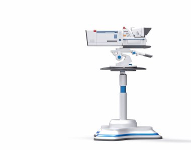 3D izole profesyonel Tv kamera. Video prodüksiyon dijital.