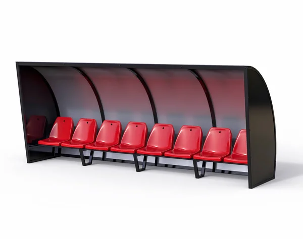 3D izole futbol futbol tezgah. Spor yerine eğitmen.