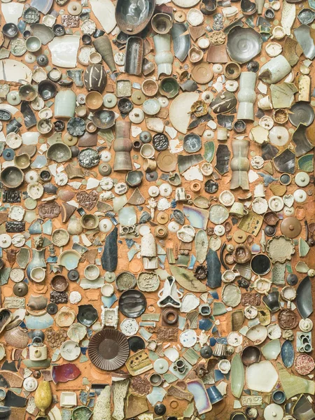 Earthware wall background texture — Stock Photo, Image