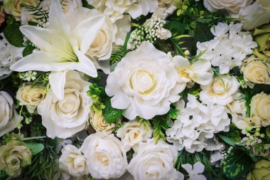 Beyaz çiçek düğün