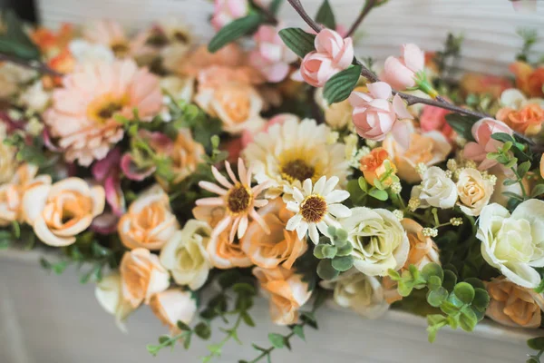 Tło vintage kwiaty piękne kolorowe — Zdjęcie stockowe