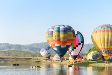 Chiangrai, Tayland - 18 Şubat: Uluslararası Balon Fiesta