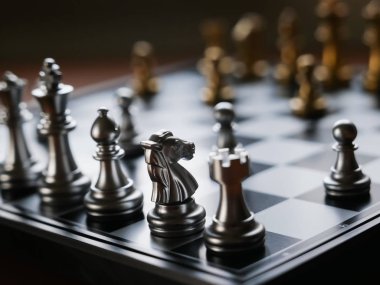 Satranç tahtasında, iş konsepti