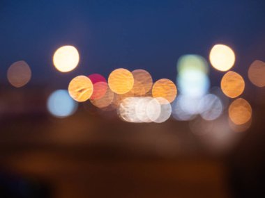 Renkli Bokeh trafik lambası