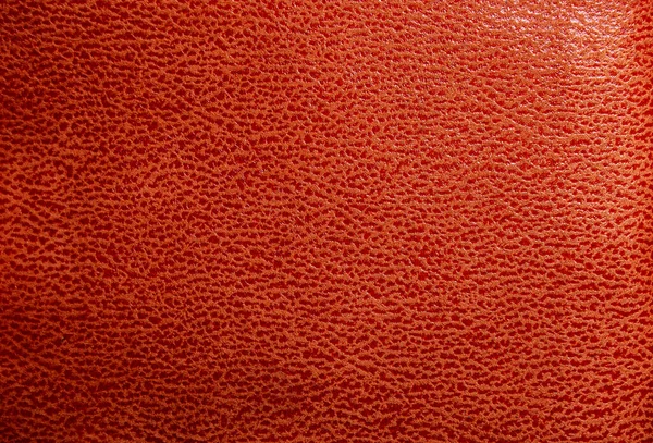 Orange Faux Leather Faux Leather Texture Close Streaks — Stock Photo, Image