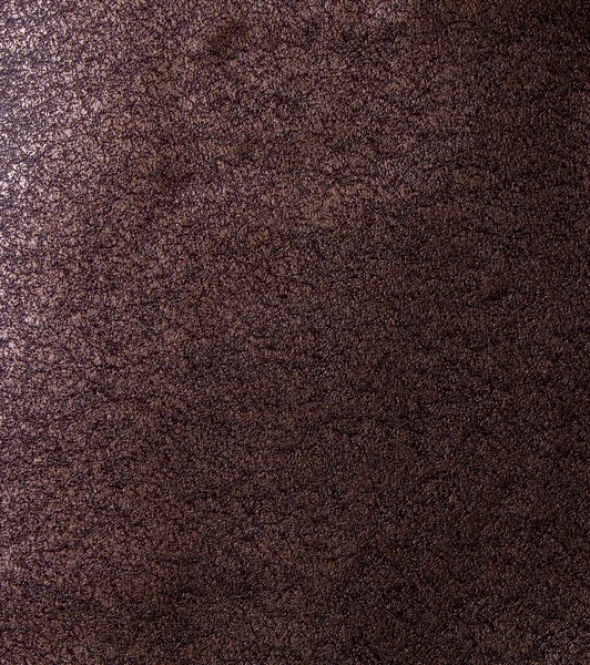 Artificial Leather Brown Metallic Color Artificial Leather Texture — Stock Photo, Image