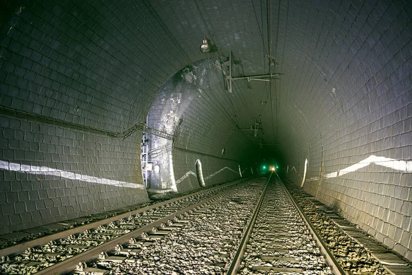Túnel Bujanovsky Túnel Bujanov Entre Margecany Ruzin Cerca Kosice Eslovaquia — Foto de Stock